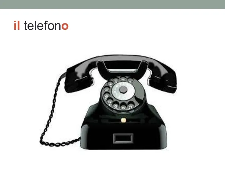 il telefono