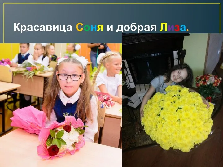 Красавица Соня и добрая Лиза.