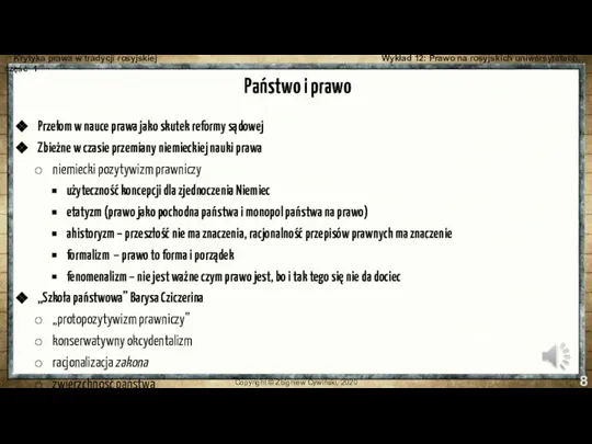 Tabela 1 Ogólna ocena działania prawa Państwo i prawo Przełom w nauce