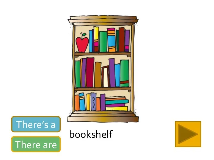 There’s a There are bookshelf