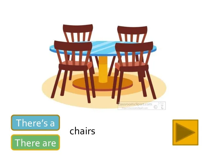 There’s a There are chairs