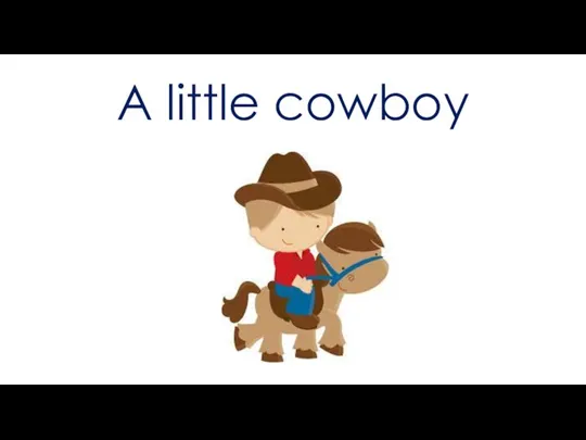 A little cowboy