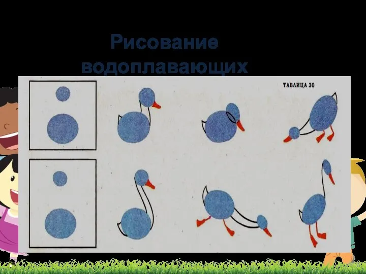 Рисование водоплавающих