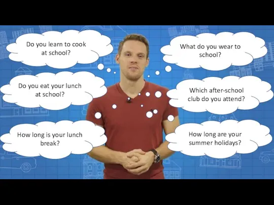 Do you learn to cook at school? Do you eat your lunch