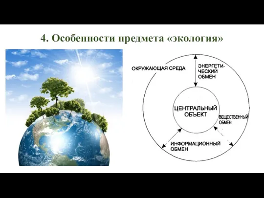 4. Особенности предмета «экология»