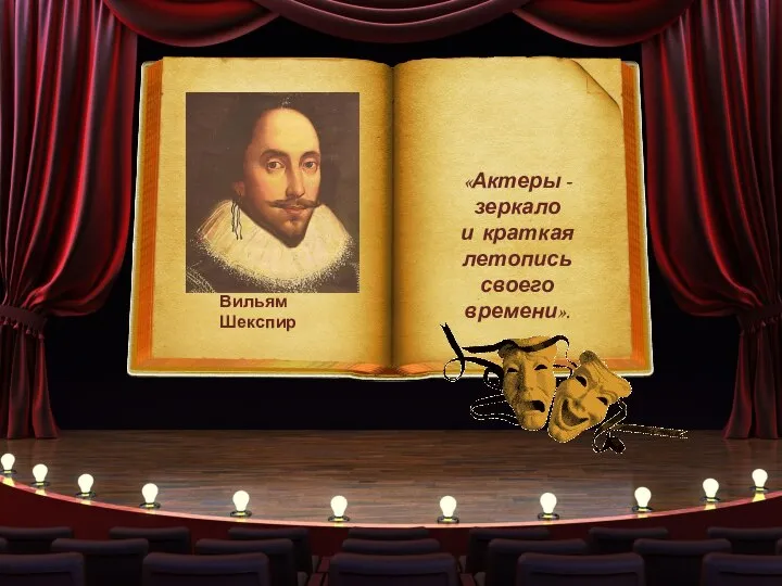 Вильям Шекспир «Актеры - зеркало и краткая летопись своего времени».
