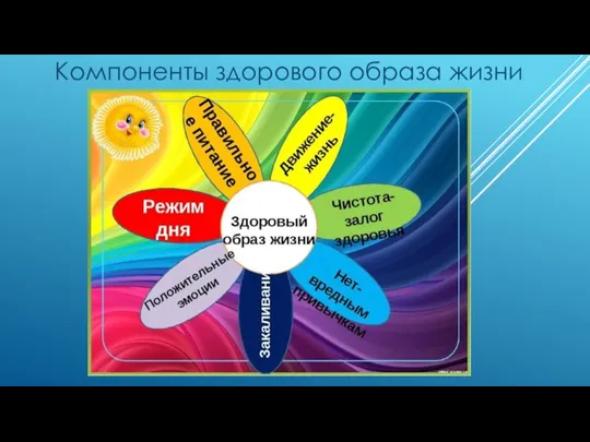 Компоненты здорового образа жизни