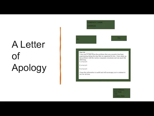 A Letter of Apology