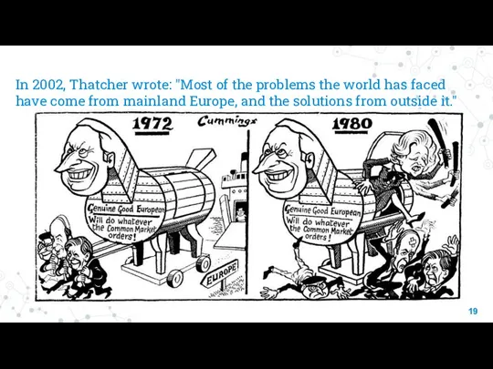 In 2002, Thatcher wrote: "Most of the problems the world has faced