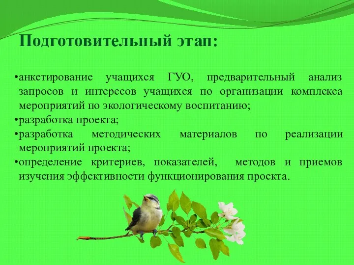 Подготовительный этап: анкетирование учащихся ГУО, предварительный анализ запросов и интересов учащихся по