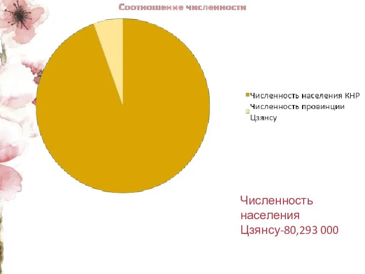 Численность населения Цзянсу-80,293 000