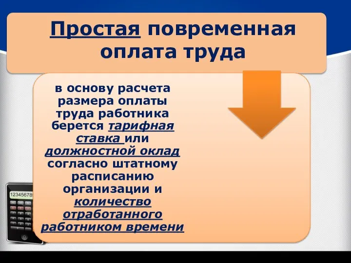 Простая повременная оплата труда