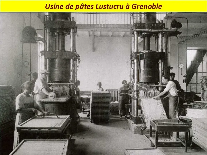 Usine de pâtes Lustucru à Grenoble