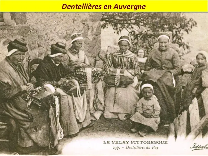 Dentellières en Auvergne