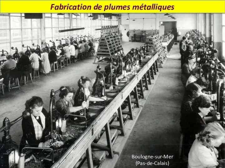 Fabrication de plumes métalliques Boulogne-sur-Mer (Pas-de-Calais)