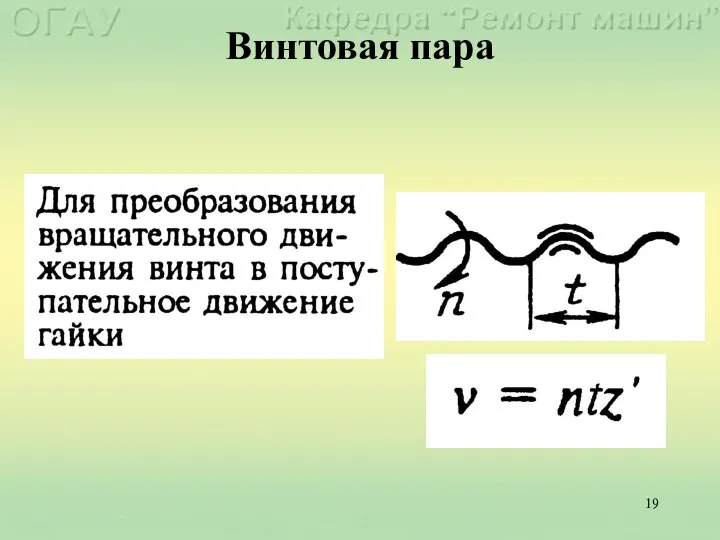 Винтовая пара