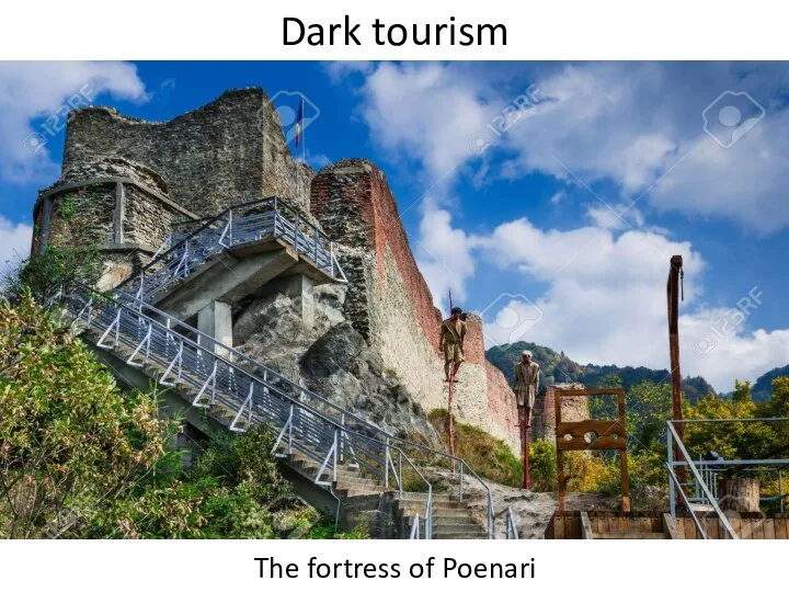 Dark tourism The fortress of Poenari