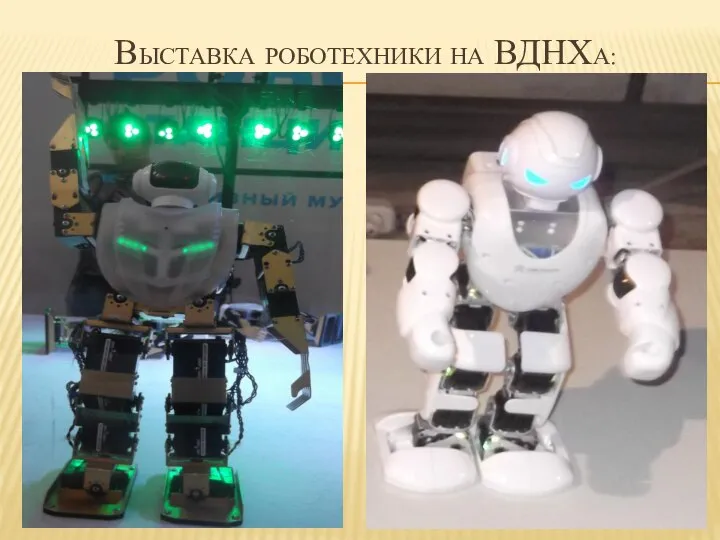 ВЫСТАВКА РОБОТЕХНИКИ НА ВДНХА: