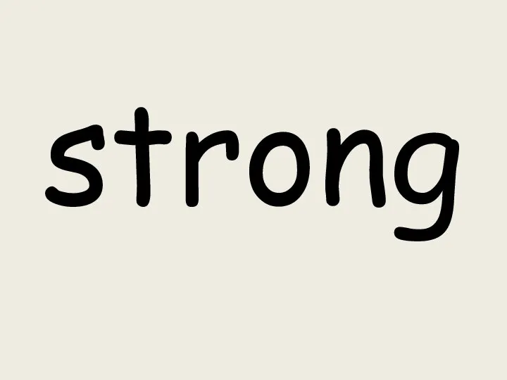 strong