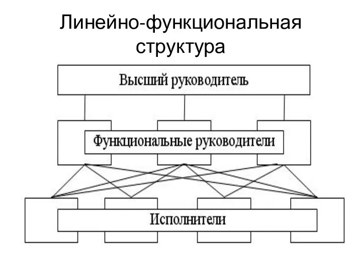 Линейно-функциональная структура