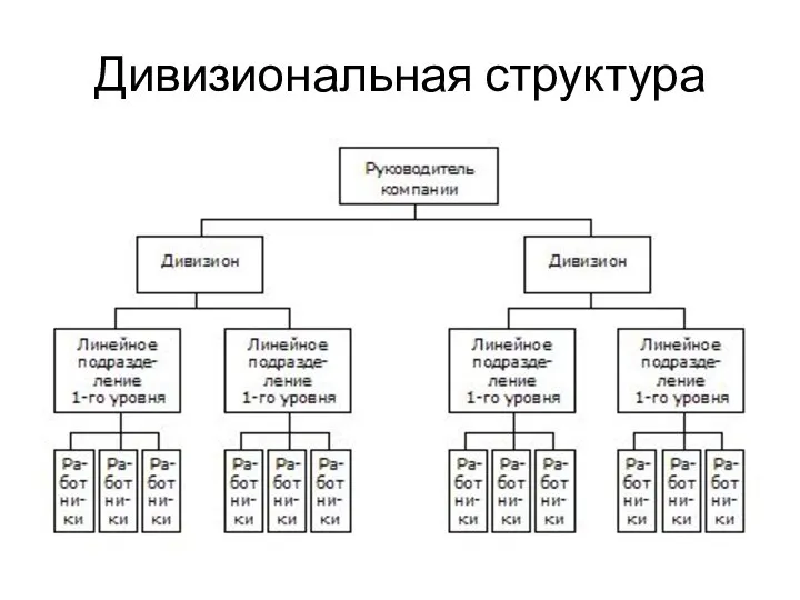 Дивизиональная структура