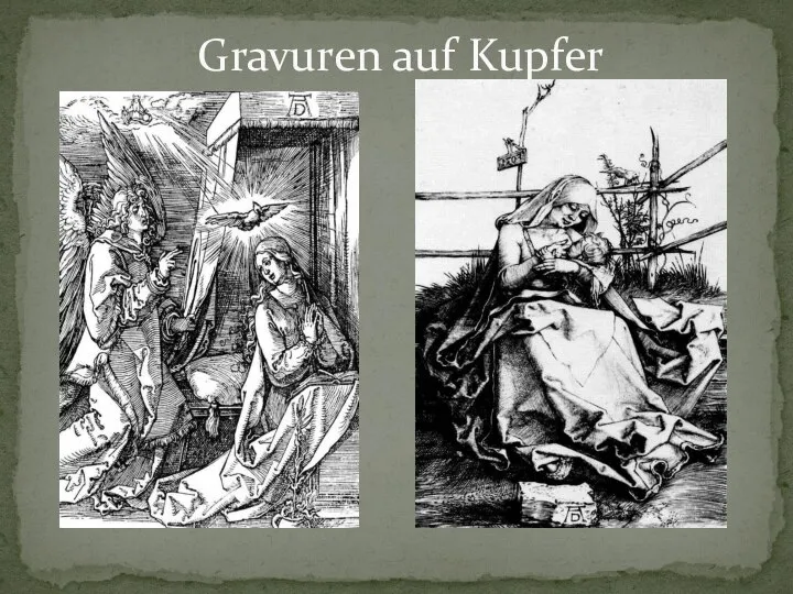 Gravuren auf Kupfer