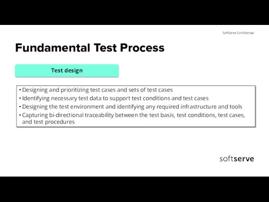 Fundamental Test Process Designing and prioritizing test cases and sets of test