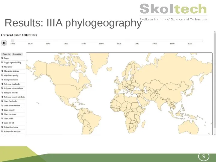 Results: IIIA phylogeography