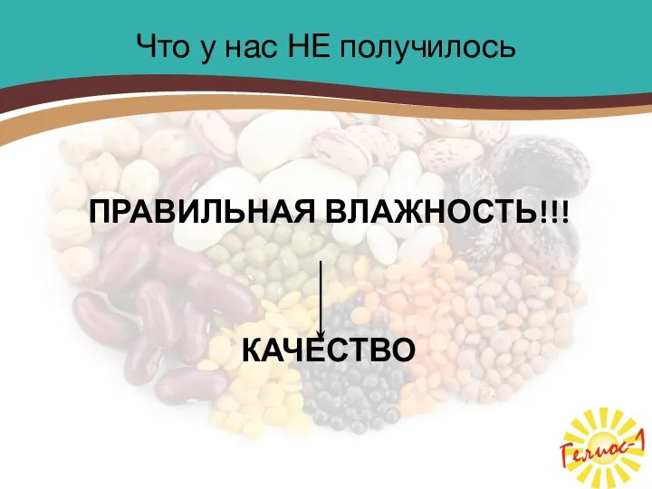 Что у нас НЕ получилось ПРАВИЛЬНАЯ ВЛАЖНОСТЬ!!! КАЧЕСТВО