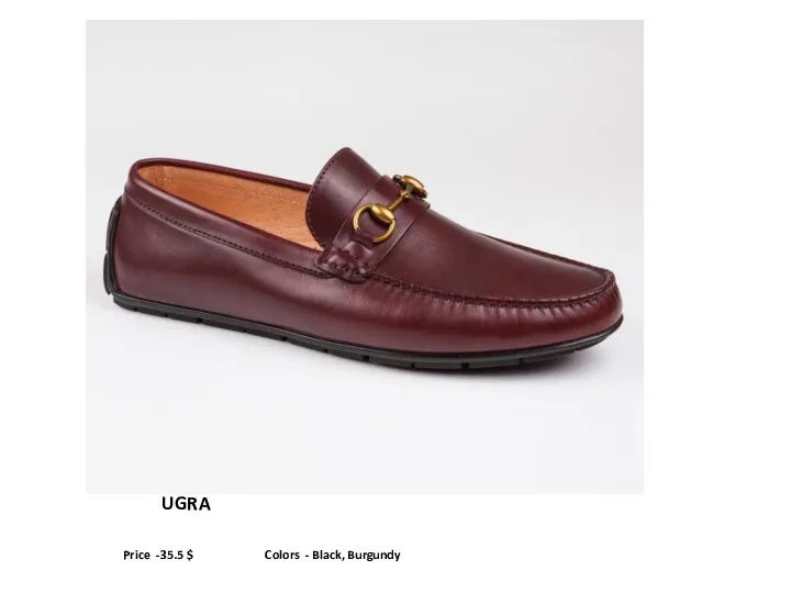 UGRA Price -35.5 $ Colors - Black, Burgundy