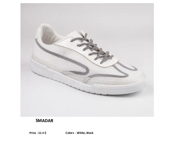 SMADAR Price -11.5 $ Colors - White, Black