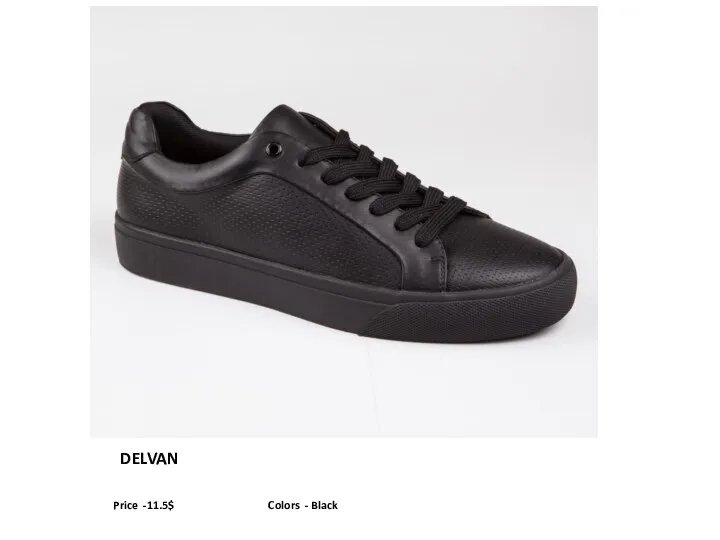 DELVAN Price -11.5$ Colors - Black