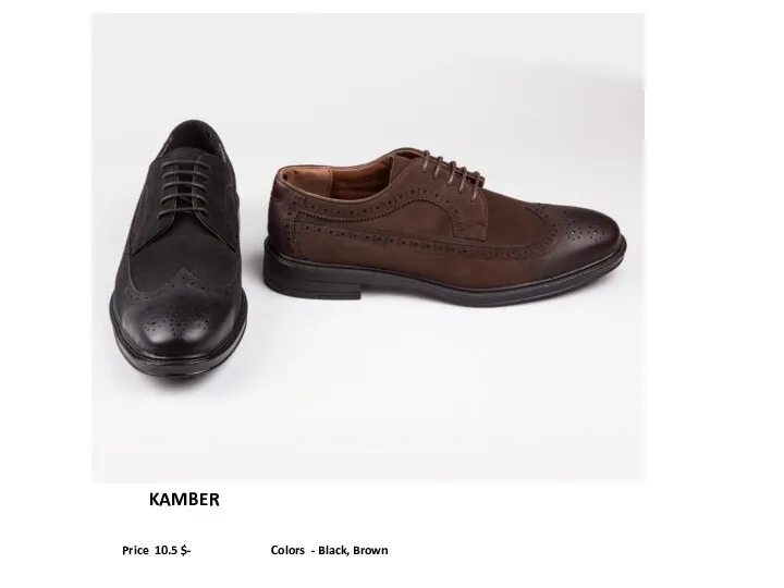 KAMBER Price 10.5 $- Colors - Black, Brown