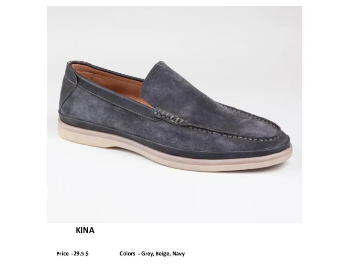 KINA Price -29.5 $ Colors - Grey, Beige, Navy