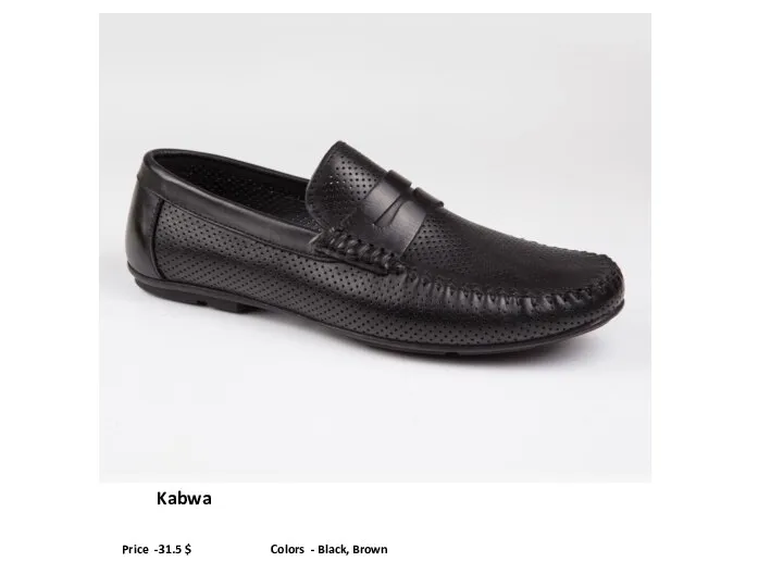 Kabwa Price -31.5 $ Colors - Black, Brown