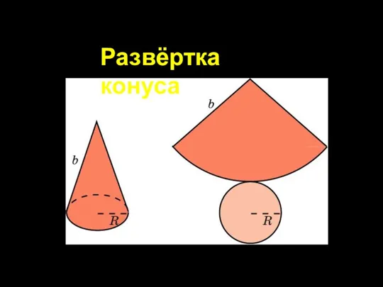 Развёртка конуса