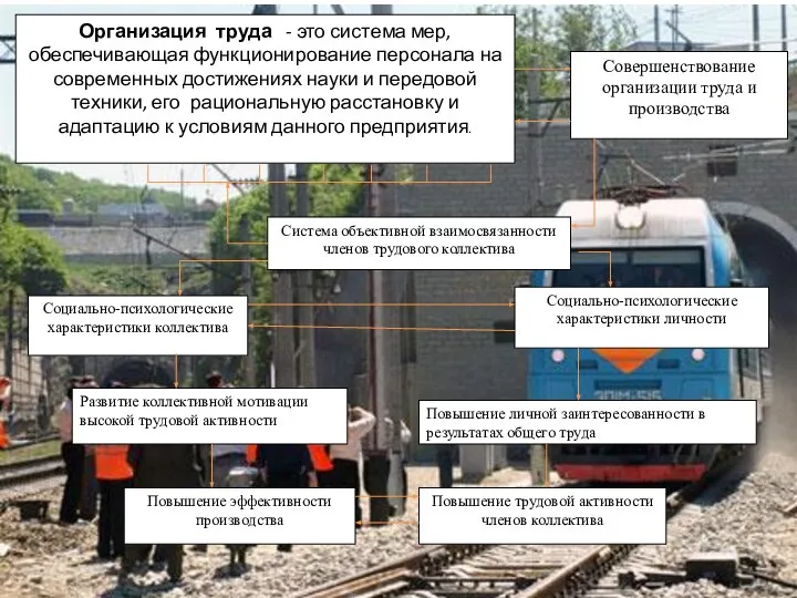 Организация труда - это система мер, обеспечивающая функционирование персонала на современных достижениях