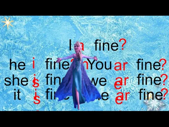 am are is he I You fine fine fine fine fine ?