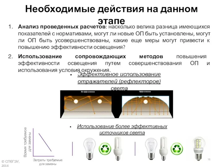 Необходимые действия на данном этапе Анализ проведенных расчетов: насколько велика разница имеющихся