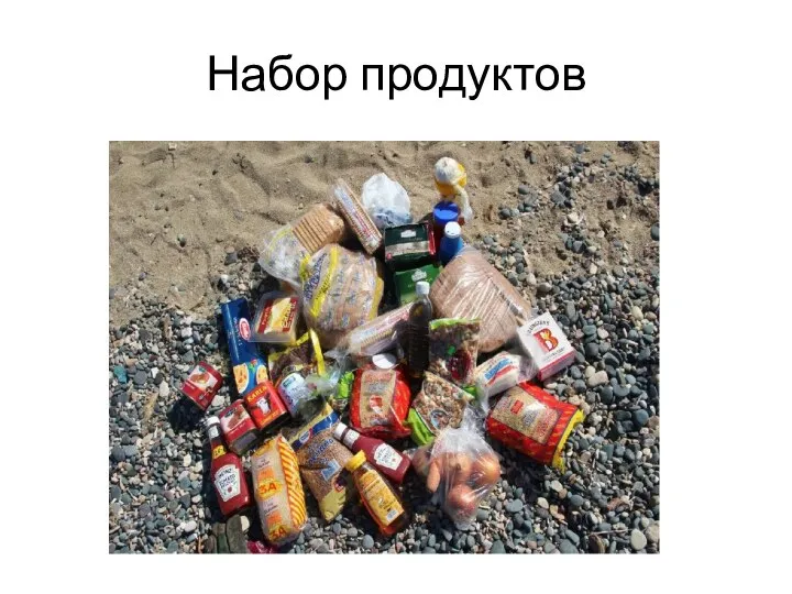 Набор продуктов