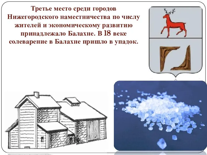 Третье место среди городов Нижегородского наместничества по числу жителей и экономическому развитию