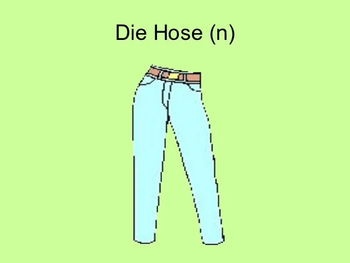 Die Hose (n)