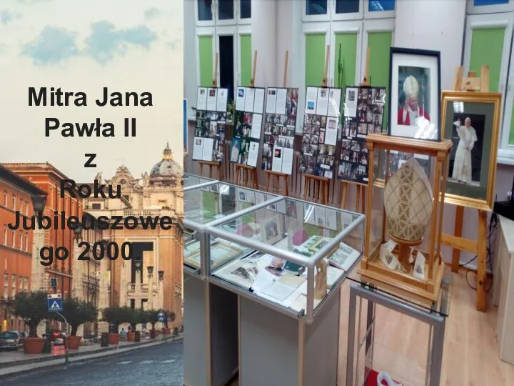 Mitra Jana Pawła II z Roku Jubileuszowego 2000.