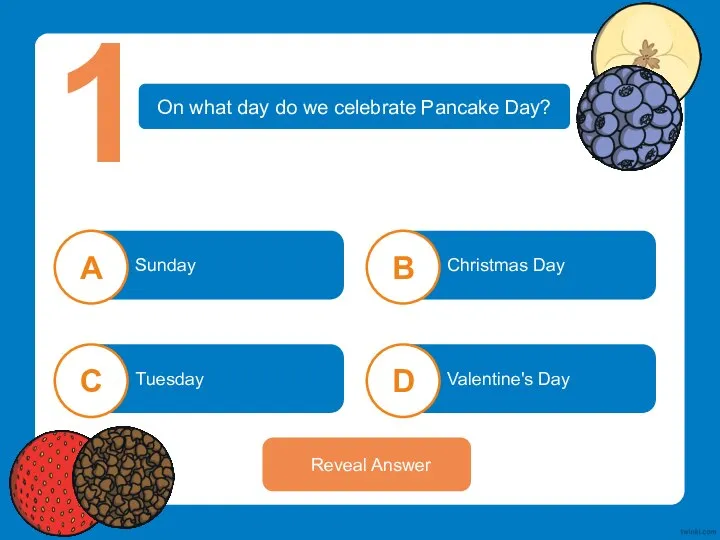 On what day do we celebrate Pancake Day? 1 Reveal Answer