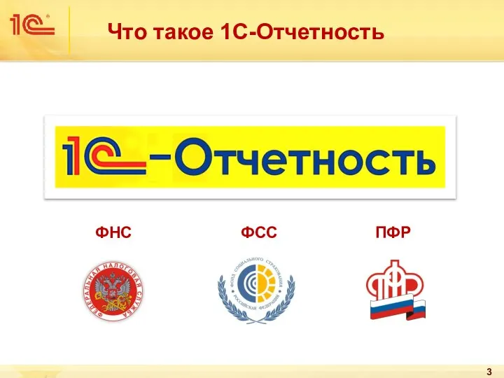 ФНС ФСС ПФР Что такое 1С-Отчетность