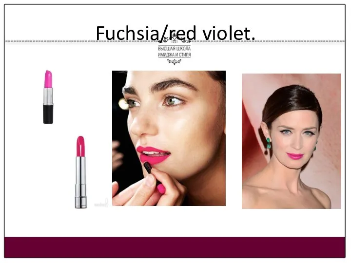 Fuchsia/red violet.