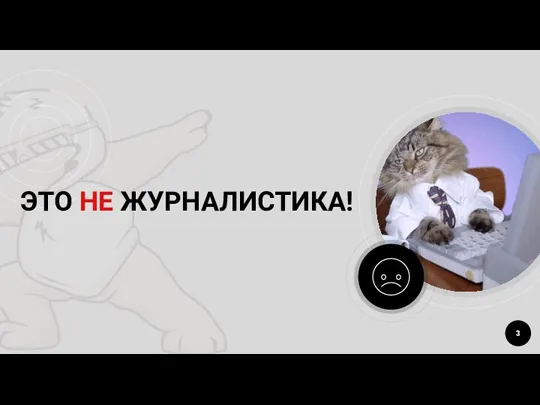 ЭТО НЕ ЖУРНАЛИСТИКА!