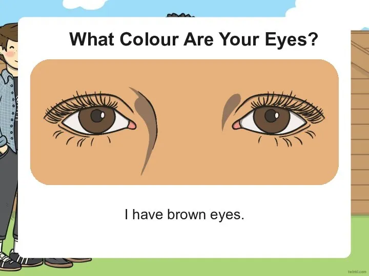 What Colour Are Your Eyes? I have brown eyes.