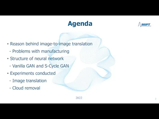 Agenda Reason behind image-to-image translation - Problems with manufacturing Structure of neural
