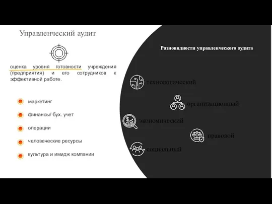 Управленческий аудит оценка уровня готовности учреждения (предприятия) и его сотрудников к эффективной